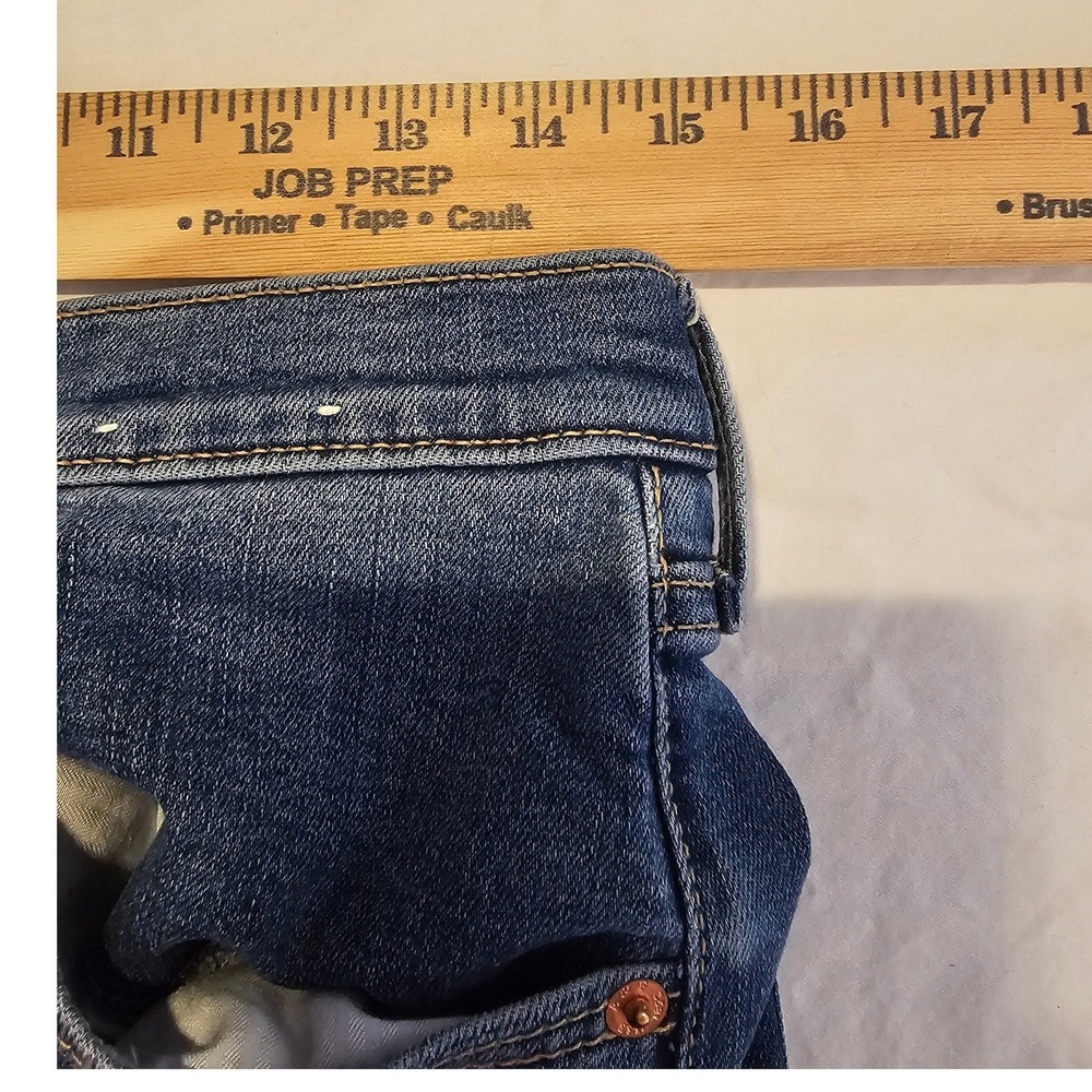 Abercrombie & Fitch Slim Straight Ultra High Rise Jeans Blue 30 10R 155D1273 - Picture 6 of 7